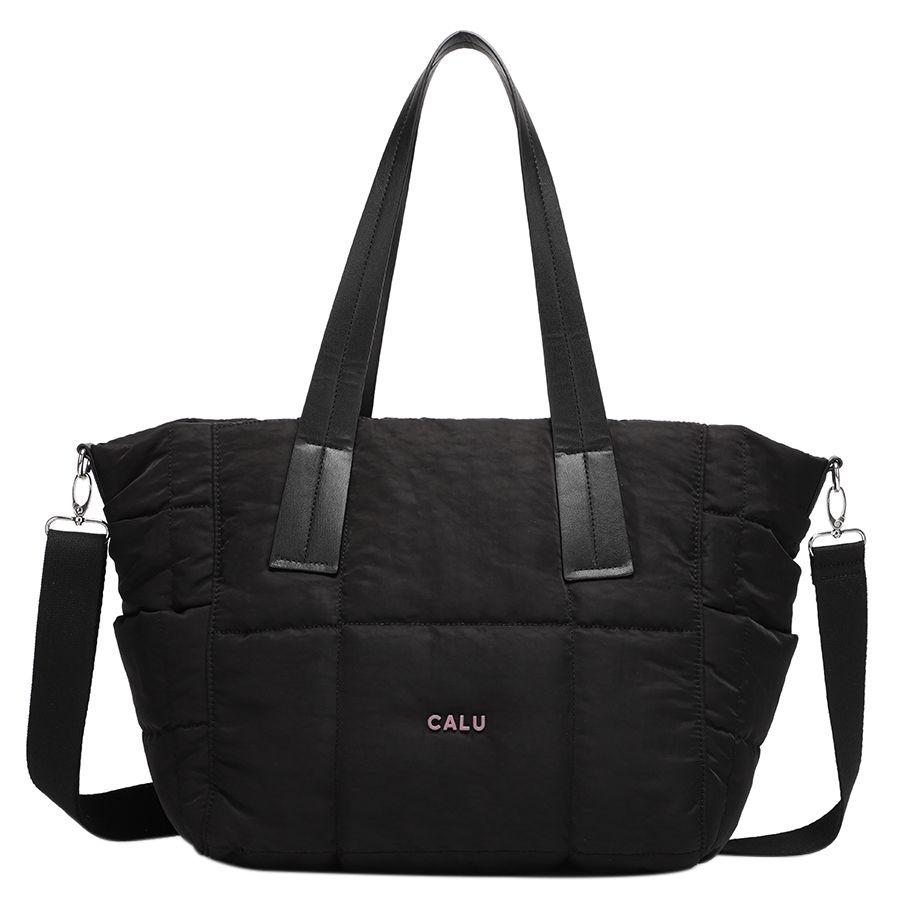 Cartera Tote Lauren Grande Negro Calu-1