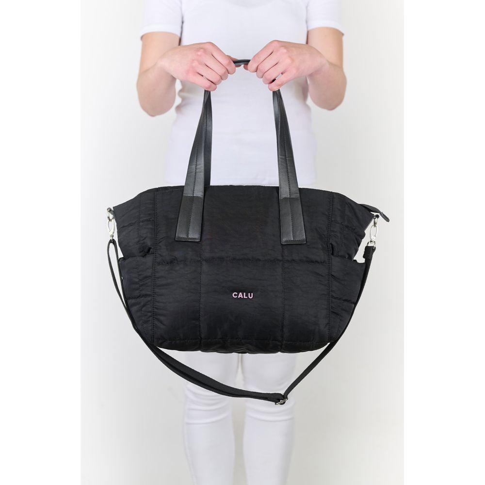 Cartera Tote Lauren Grande Negro Calu-7