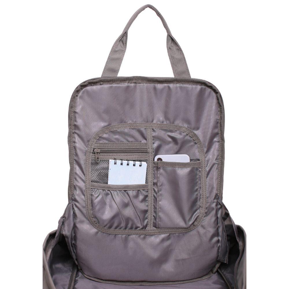 Mochila Mujer Delta Gris Notebook Head-4