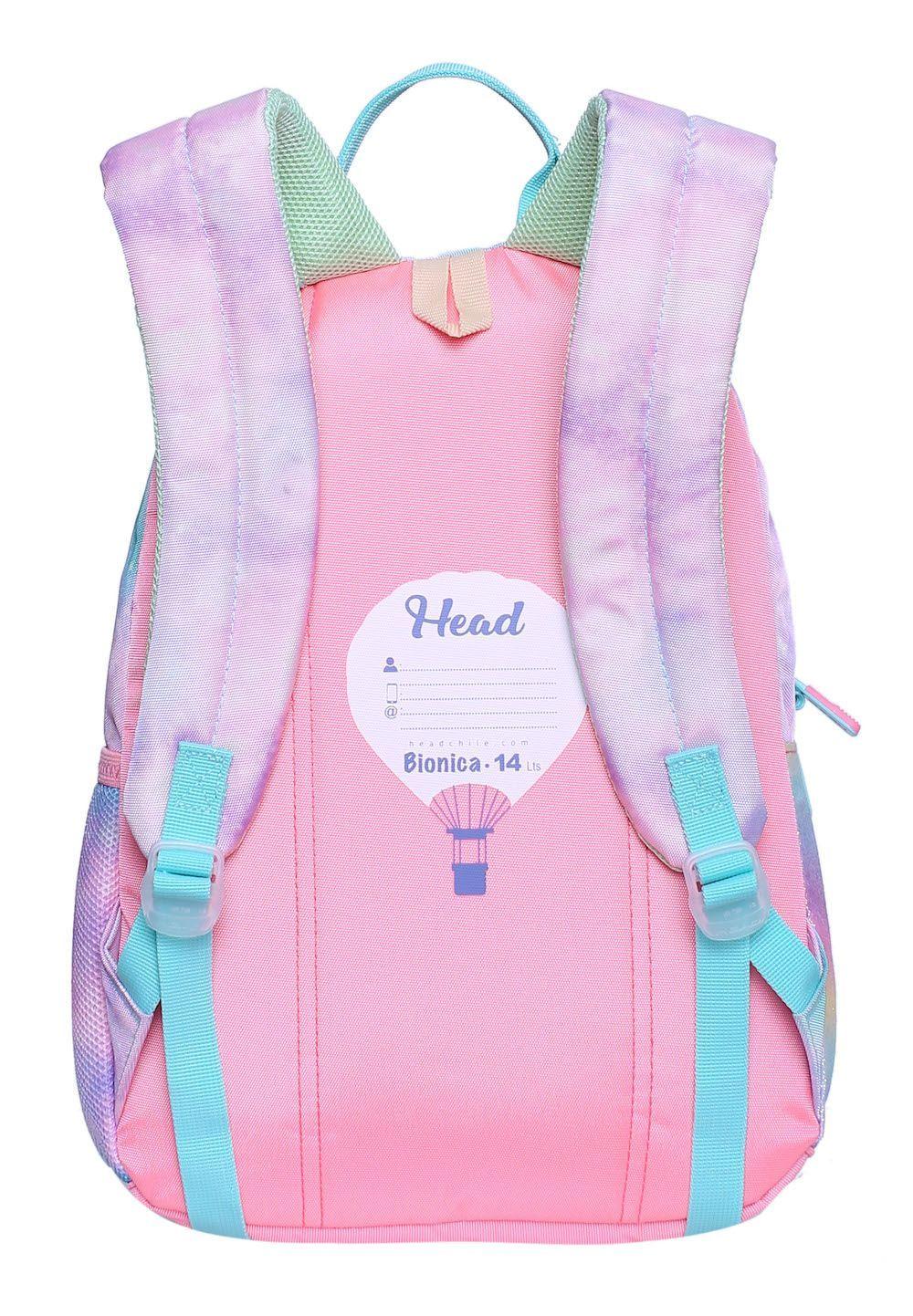 Mochila Bionica Llama Rainbow Multicolor Head-2