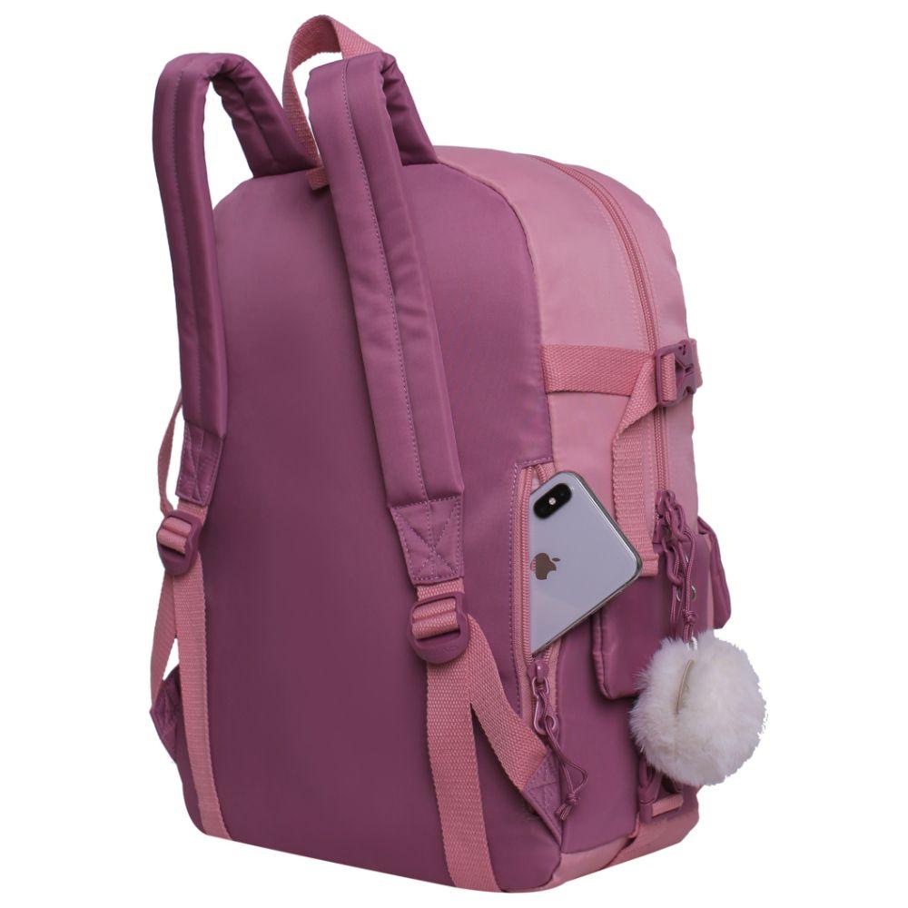 Mochila Mujer Fusion K-POP Palo Rosa Head-3