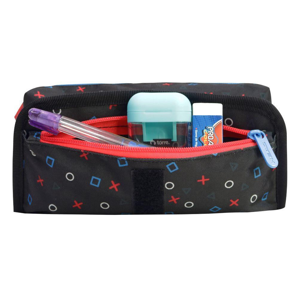 Estuche Infantil Niño Cherry Gamer Negro Head-2