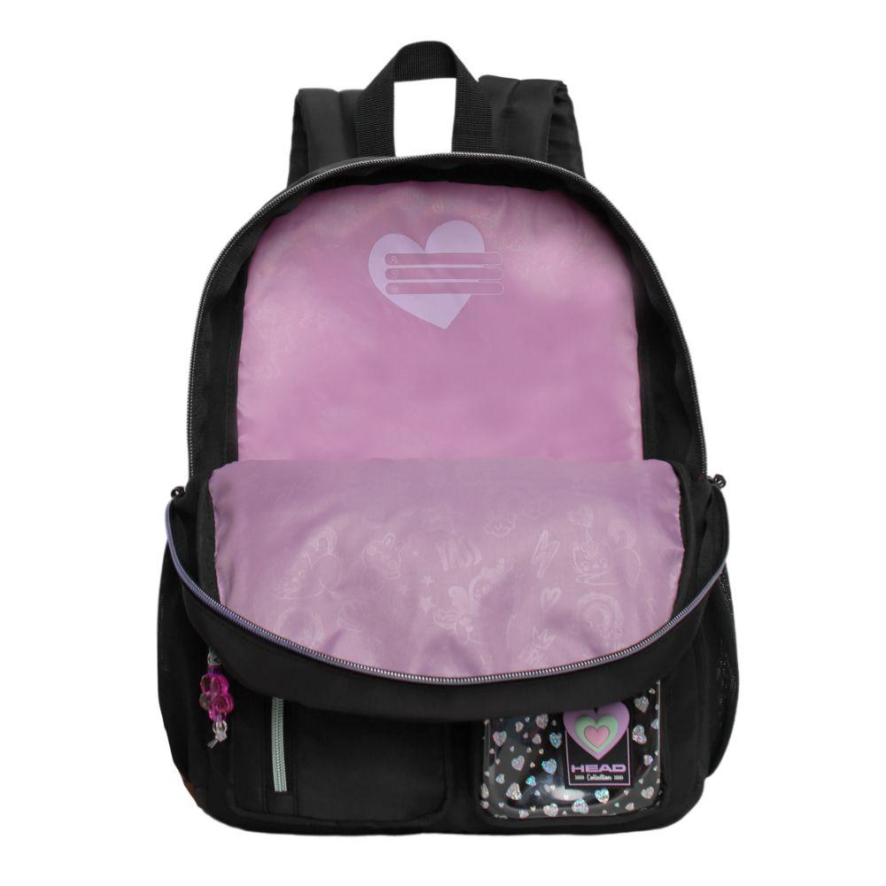 Mochila Infantil Niña Funny Brillo Mix Colores Head-2