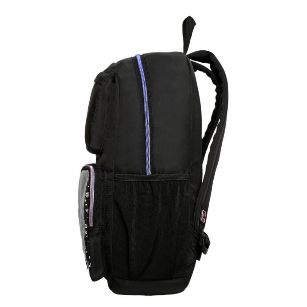 Mochila Infantil Niña Funny Brillo Mix Colores Head-3