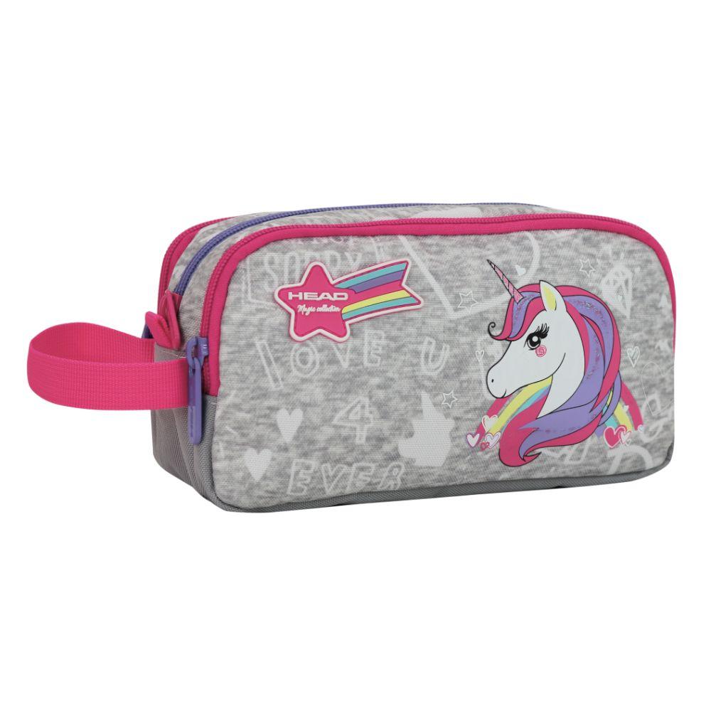 Estuche Square Unicornio Enjoy Gris Head-0