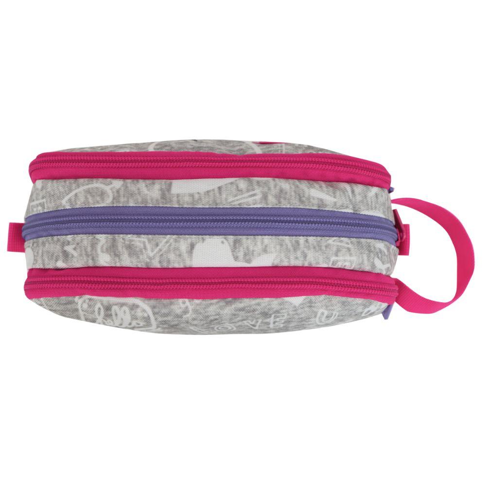 Estuche Square Unicornio Enjoy Gris Head-2