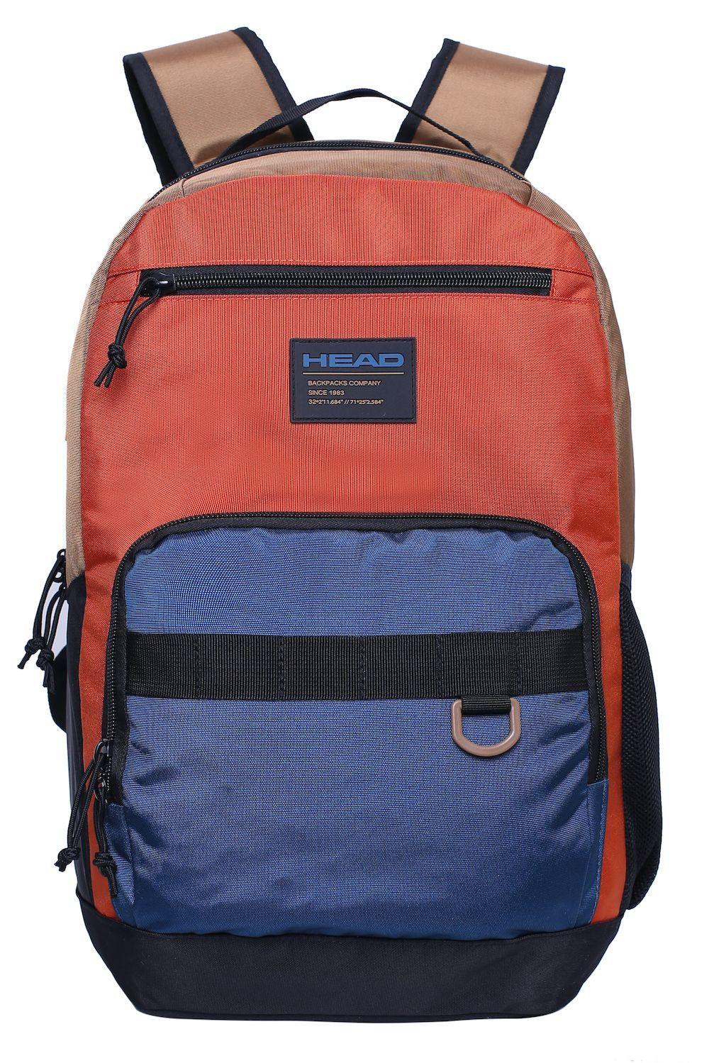 Mochila Huracan Block Mostaza Head-1