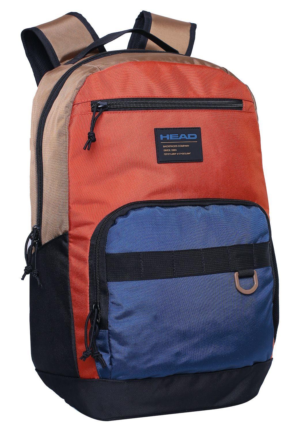 Mochila Huracan Block Mostaza Head-0