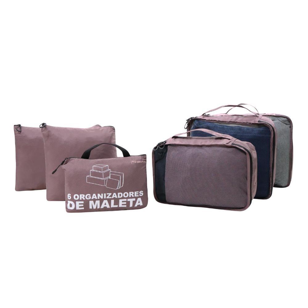 Organizador Maleta Gate Rosado Head-0