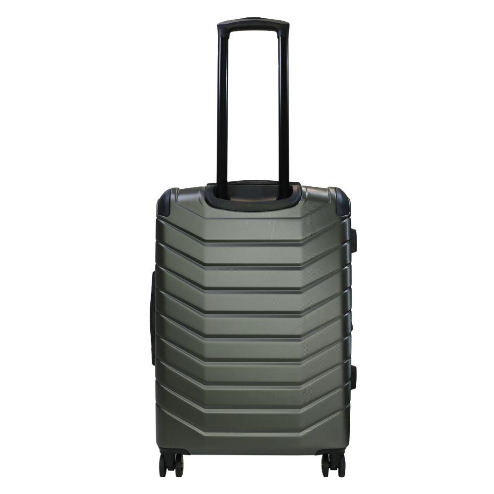 Maleta Viaje Amsterdam Mediana Expandible Verde Head-7