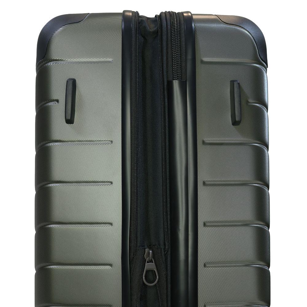 Maleta Cabina Amsterdam S 10 Kilos Expandible Verde Head-4