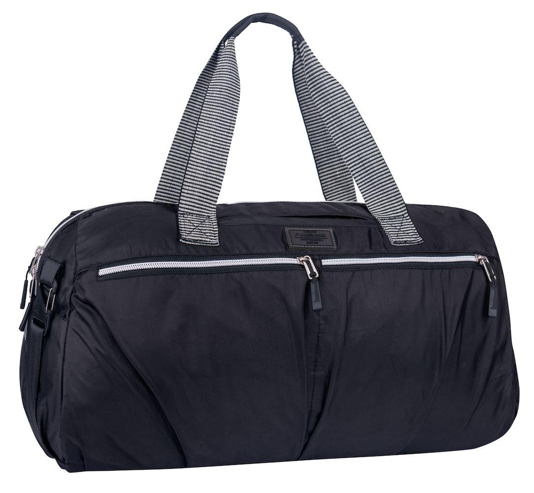 Bolso Deportivo Lotus Negro Gris Mujer Head-0