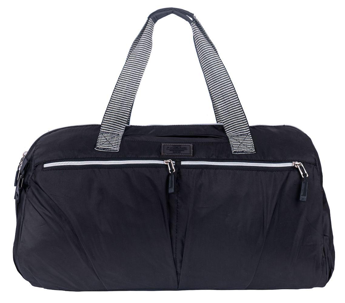 Bolso Deportivo Lotus Negro Gris Mujer Head-1