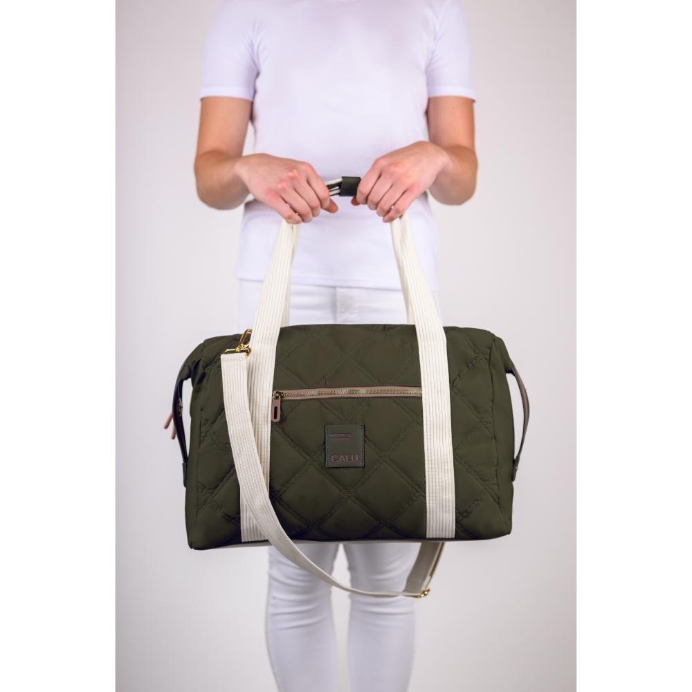 Cartera Bandolera Pequeña Alicia Verde Calu-5