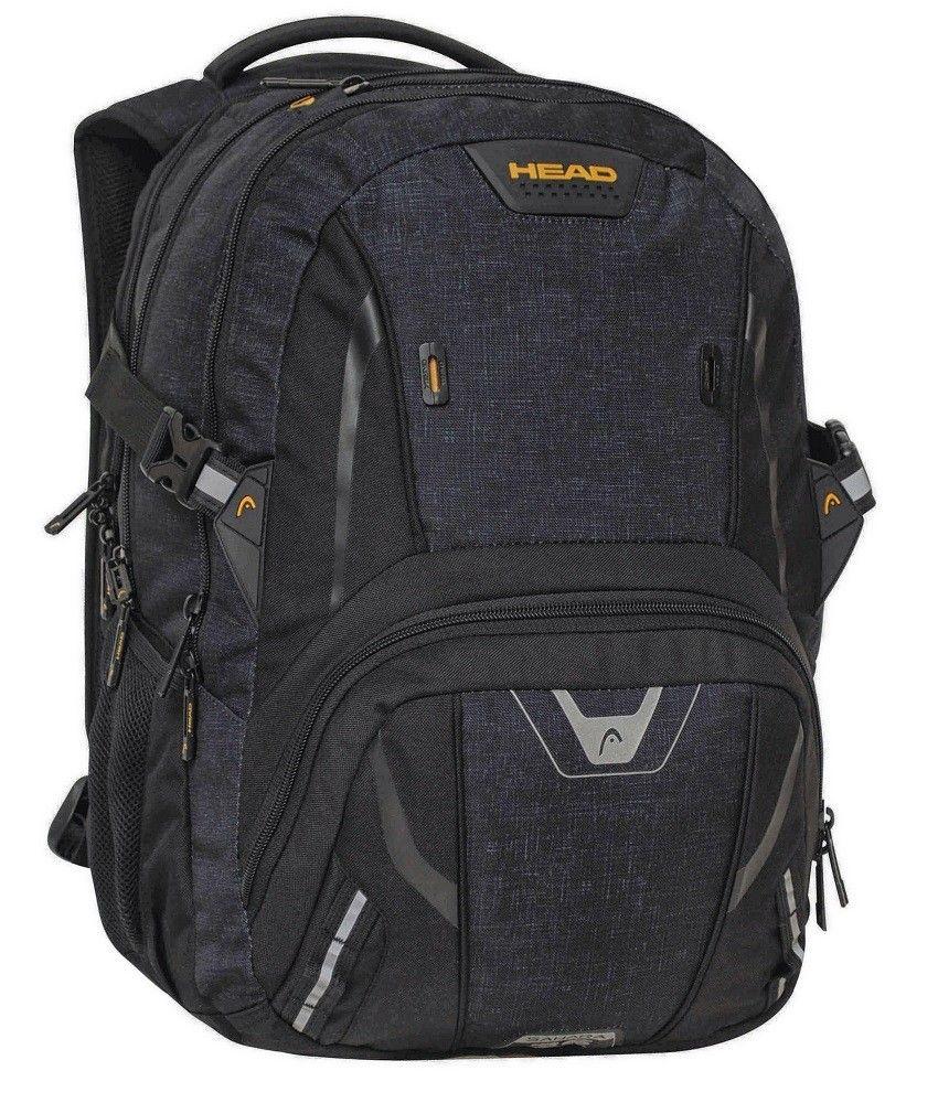 Mochila Porta Laptop Sahara Negro Melange  Head-0