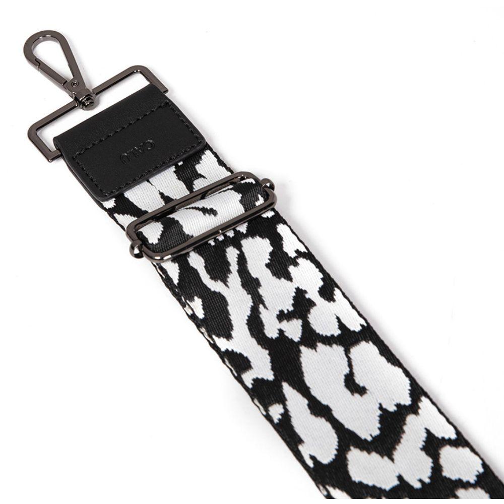 Correa Strap Cartera Fresno Leopardo Negro Calu-2
