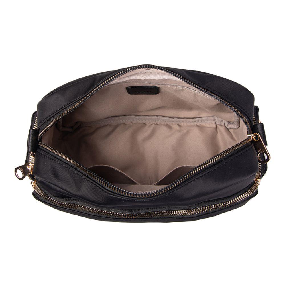 Cartera Bandolera Lavanda New Negro Calu-2