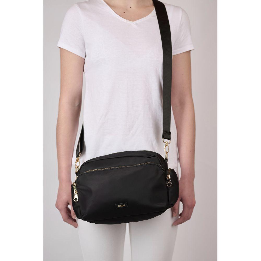 Cartera Bandolera Lavanda New Negro Calu-6