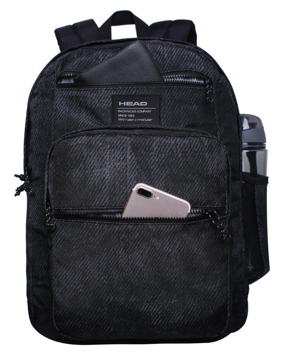 Mochila Gladiator 22 Smoked Negro Head-2