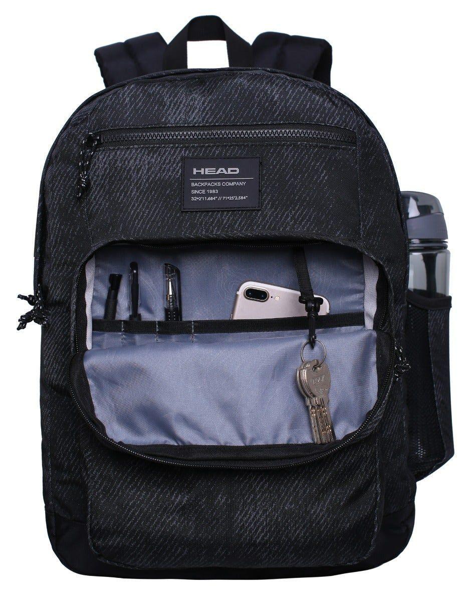 Mochila Gladiator 22 Smoked Negro Head-4
