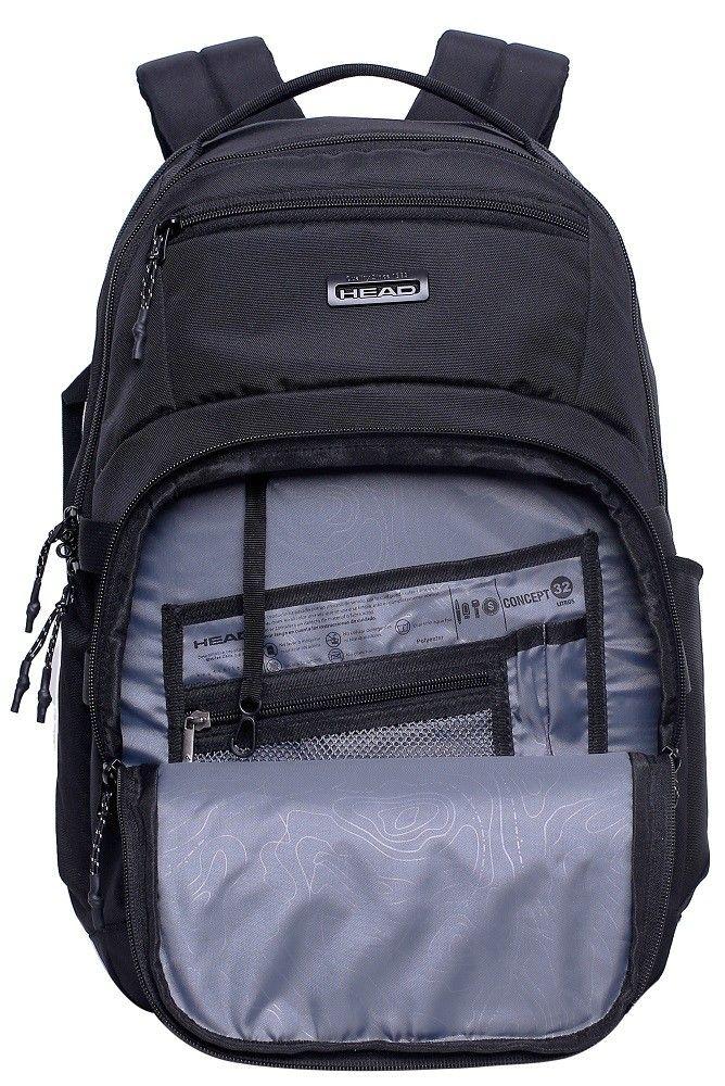 Mochila Computación Concept Negro Head-4