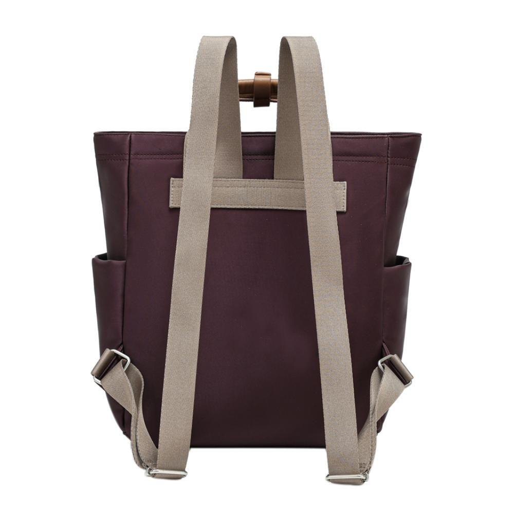 Mochila Cartera Laptop 14" Caroline Morado Calu-4