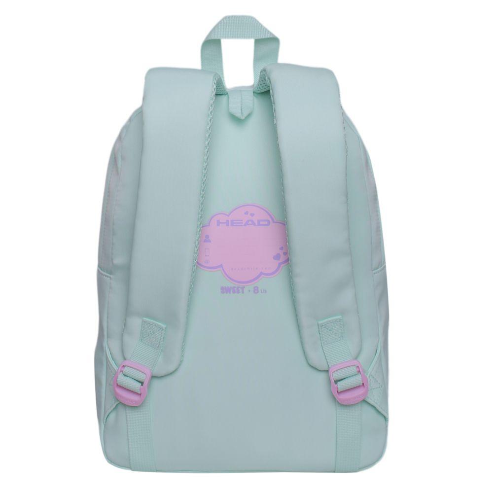 Mochila Infantil Sweet Color Block Menta Head-4