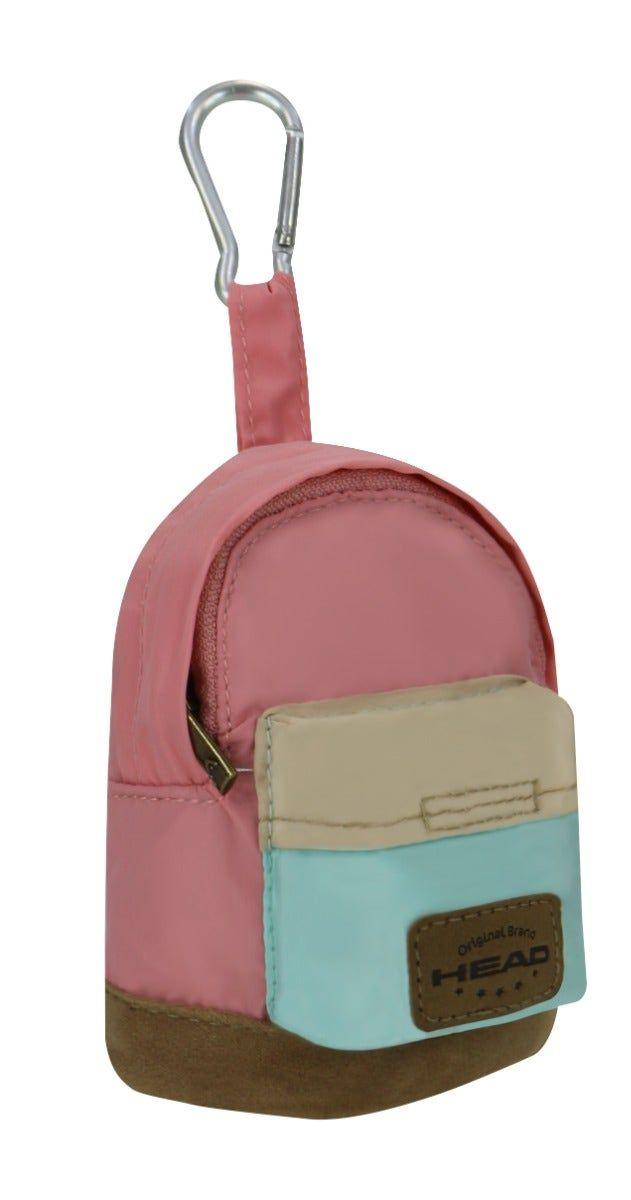 Mini Mochila Color Block  Damasco Head-0