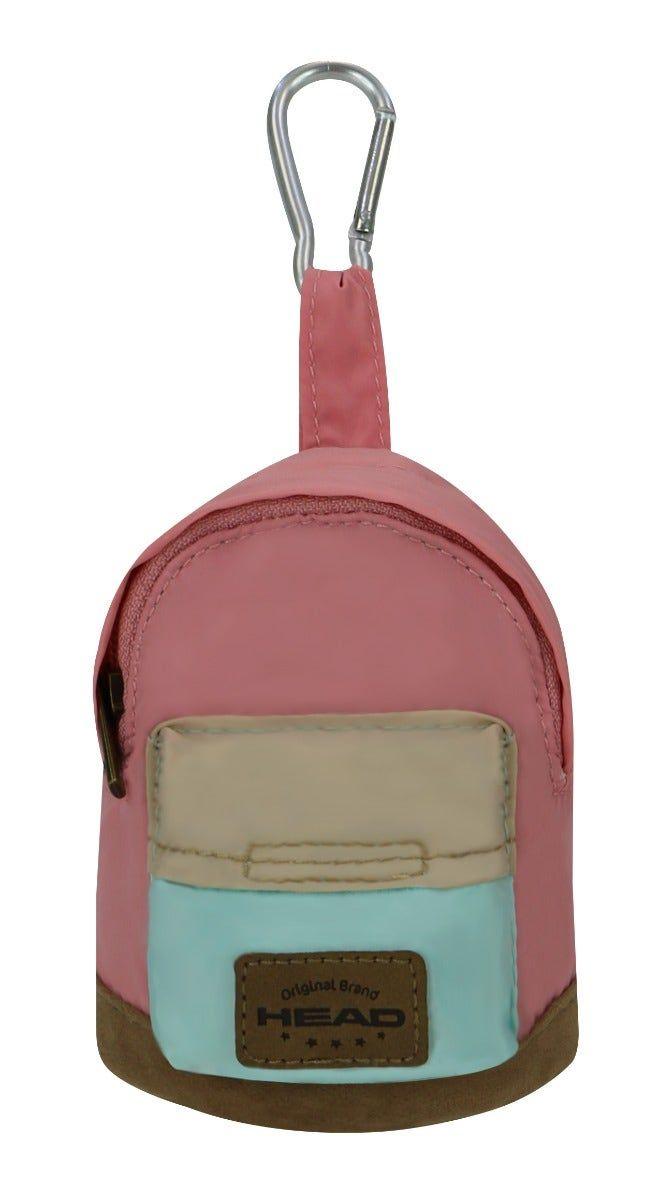 Mini Mochila Color Block  Damasco Head-1