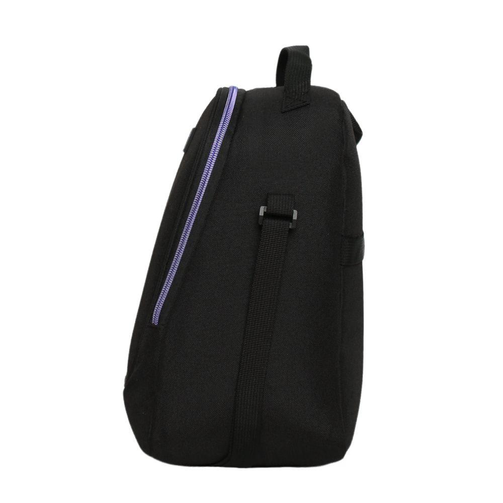 Lonchera Mujer Grey Negro Lila Head-3