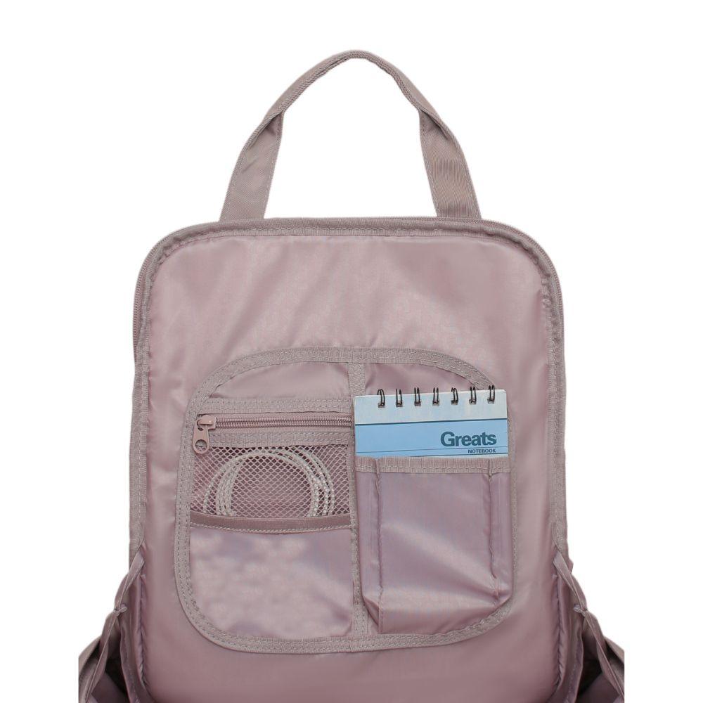 Mochila Mujer Delta Notebook Palo Rosa Head-2