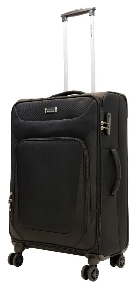 Maleta Blanda Madrid M 8 Ruedas Negro Head-0