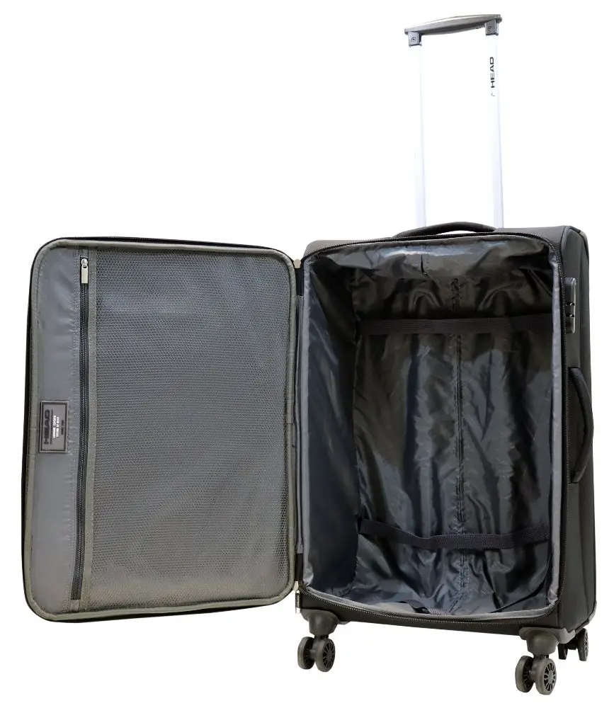 Maleta Blanda Madrid M 8 Ruedas Negro Head-1