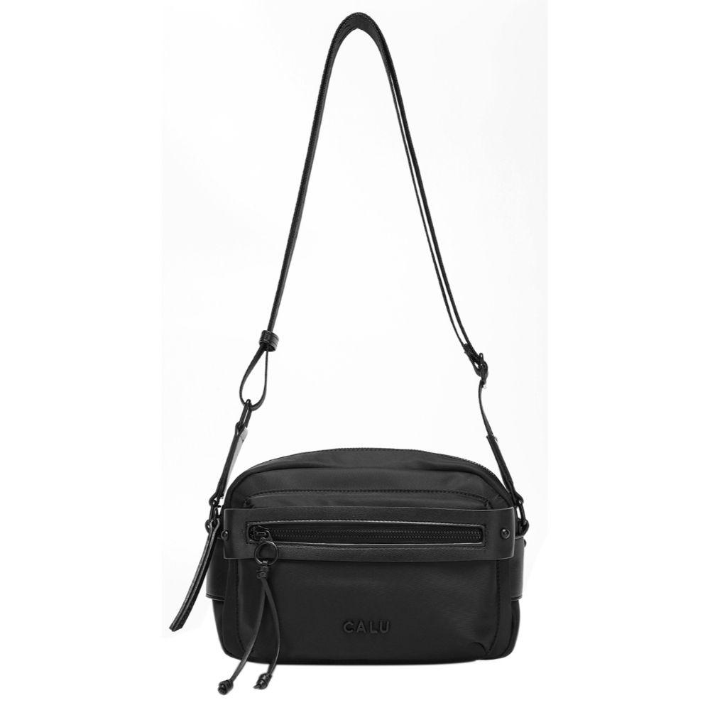 Cartera Bandolera Octavia Funcional Negro Calu-3