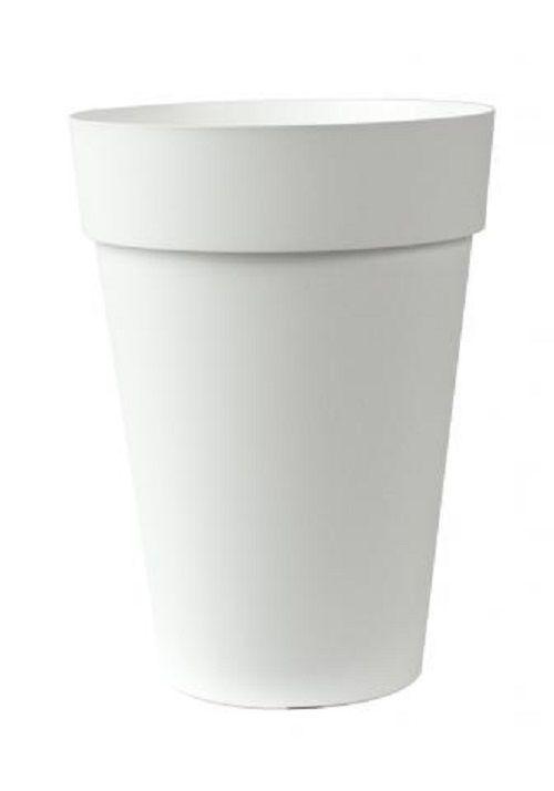 Macetero de plástico 27x36 cm color blanco-0