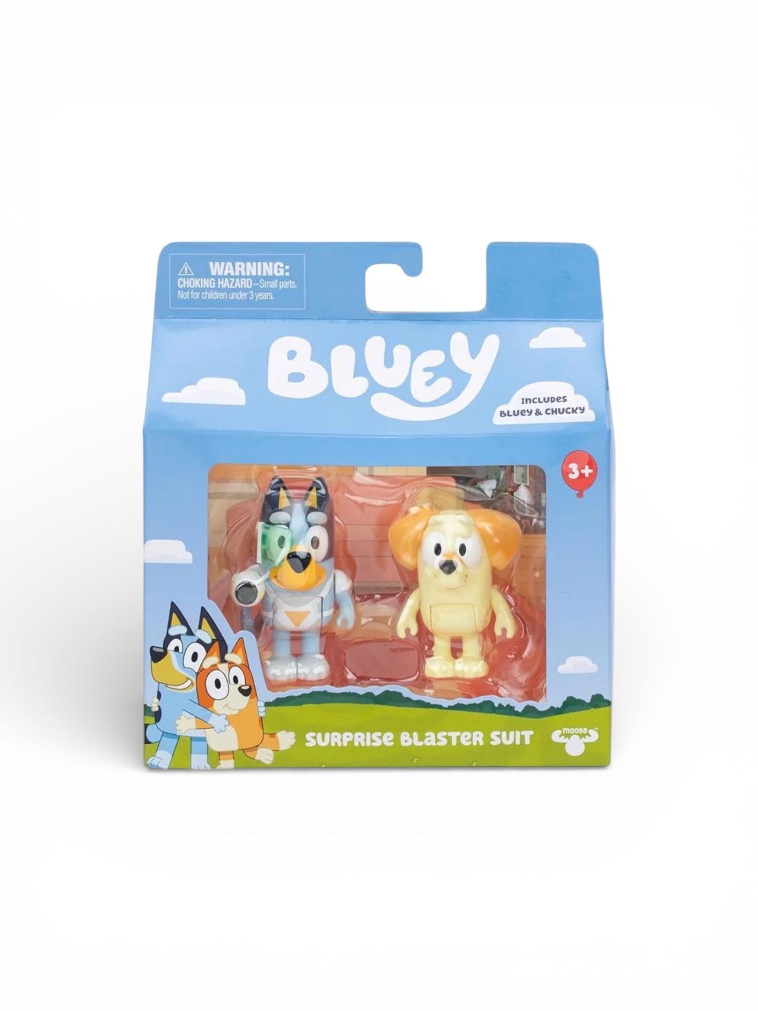 BLUEY SET 2 FIGURAS BLUEY Y CHUCKY SURPRISE BLASTER SUIT-0