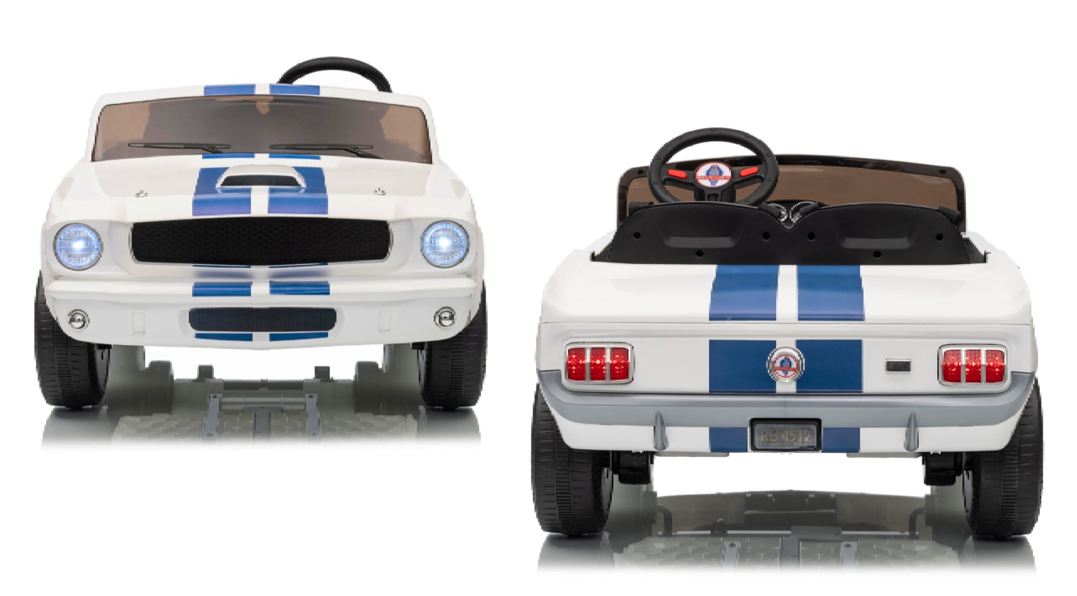 SHELBY GT350 12V BLANCO RACING-2