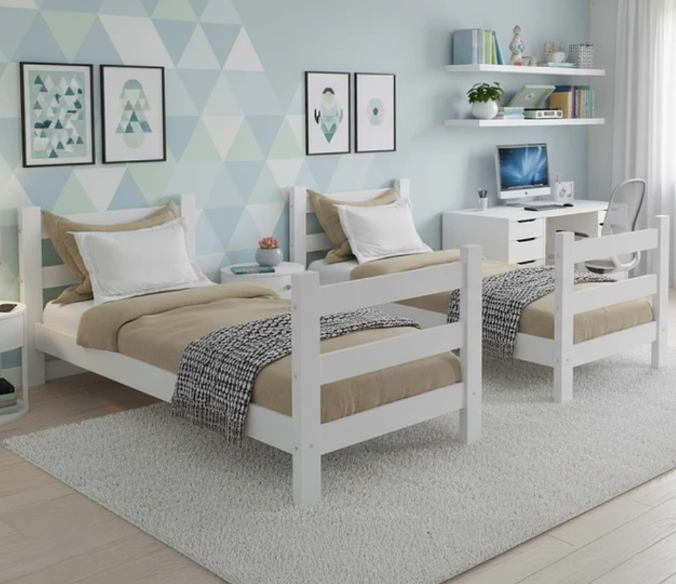 Camarote Litera Essenciale Cr Blanco Con Escalera-6