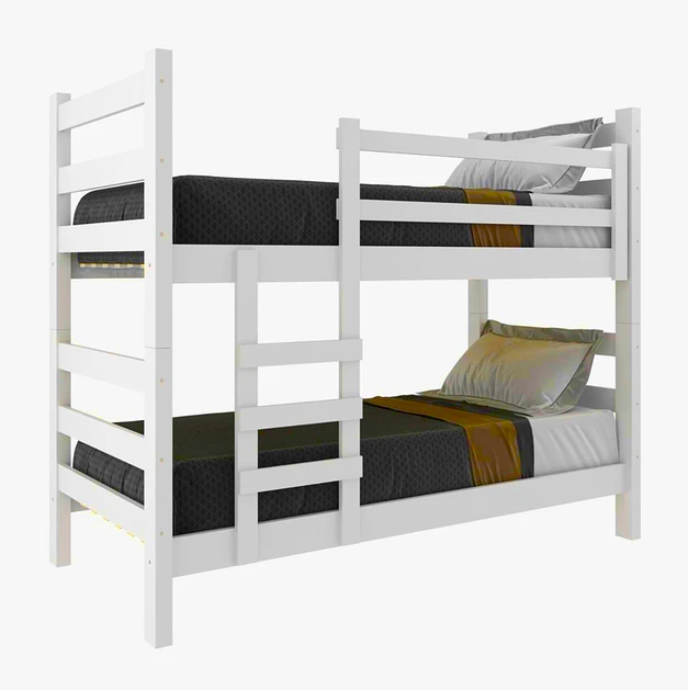 Camarote Litera Essenciale Cr Blanco Con Escalera-1