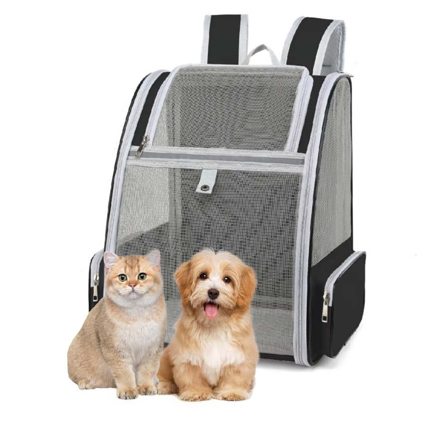 MOCHILA TRANSPORTE  MASCOTA BLACK-0