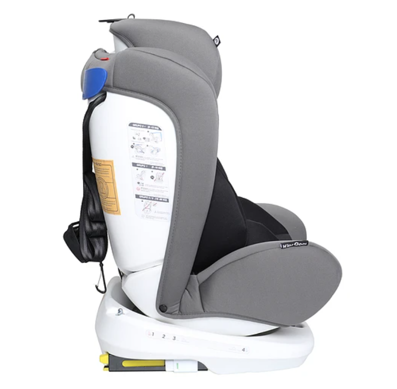 SILLA DE AUTO 360 ETAPA 0-1-2-3 GRIS-3