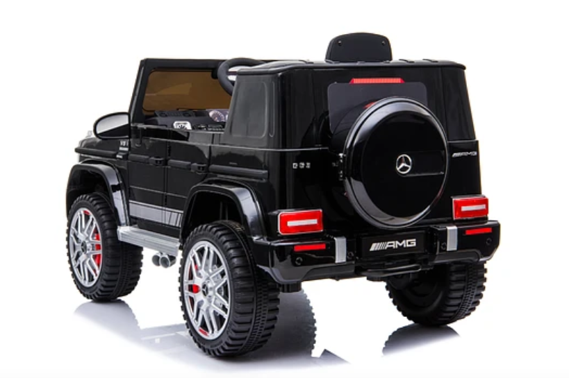 AUTO A BATERIA JEEP MERCEDES G63 NEGRO-4