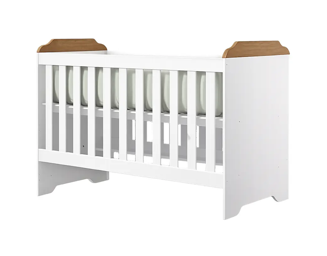 Cuna 3 Funciones Blanco/Cafe Miel-3