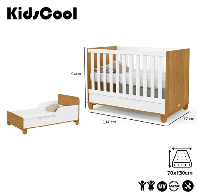 CUNA MADERA NEW ZUPI BLANCA/CAR-7