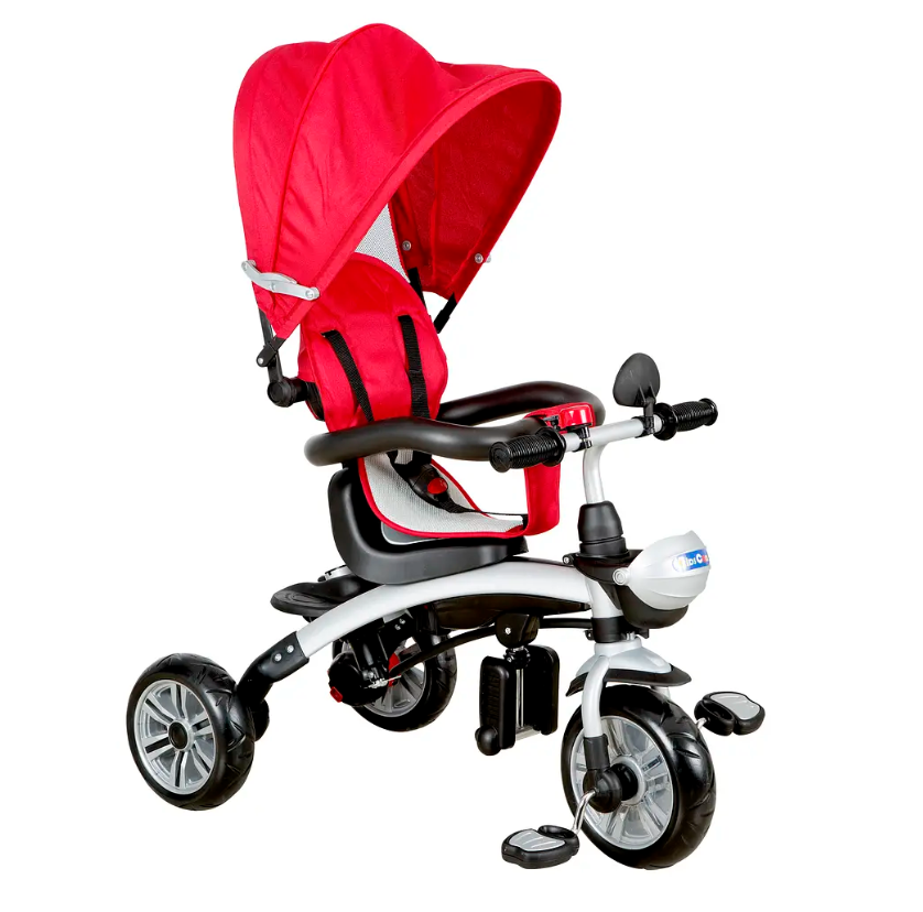 TRICICLO 5 FUNCIONES EN 1 ROJO-1