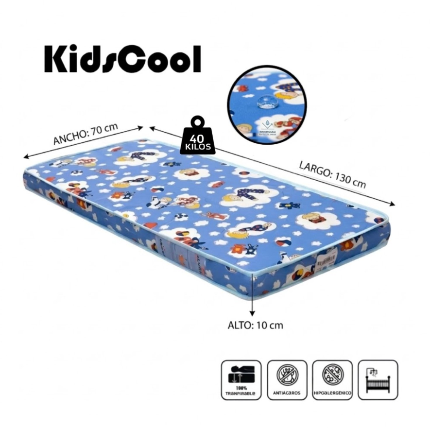 Colchon Cuna Kids 130x70x10-4
