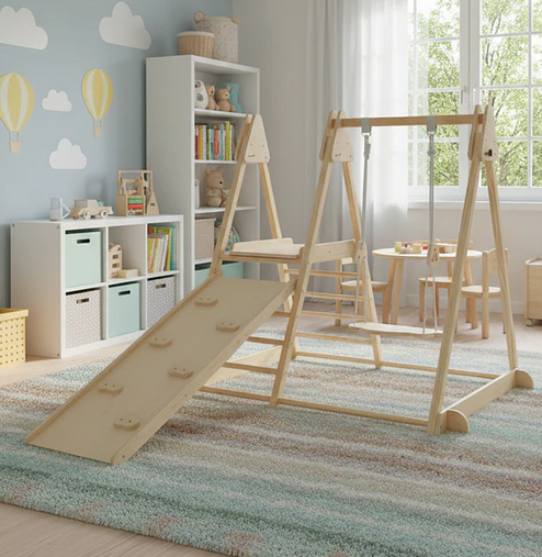 Juego De Escalada Plegable Montessori 4 en 1 -2