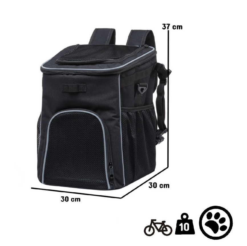 BOLSO BICICLETA TRANSPORTE MASCOTA -7
