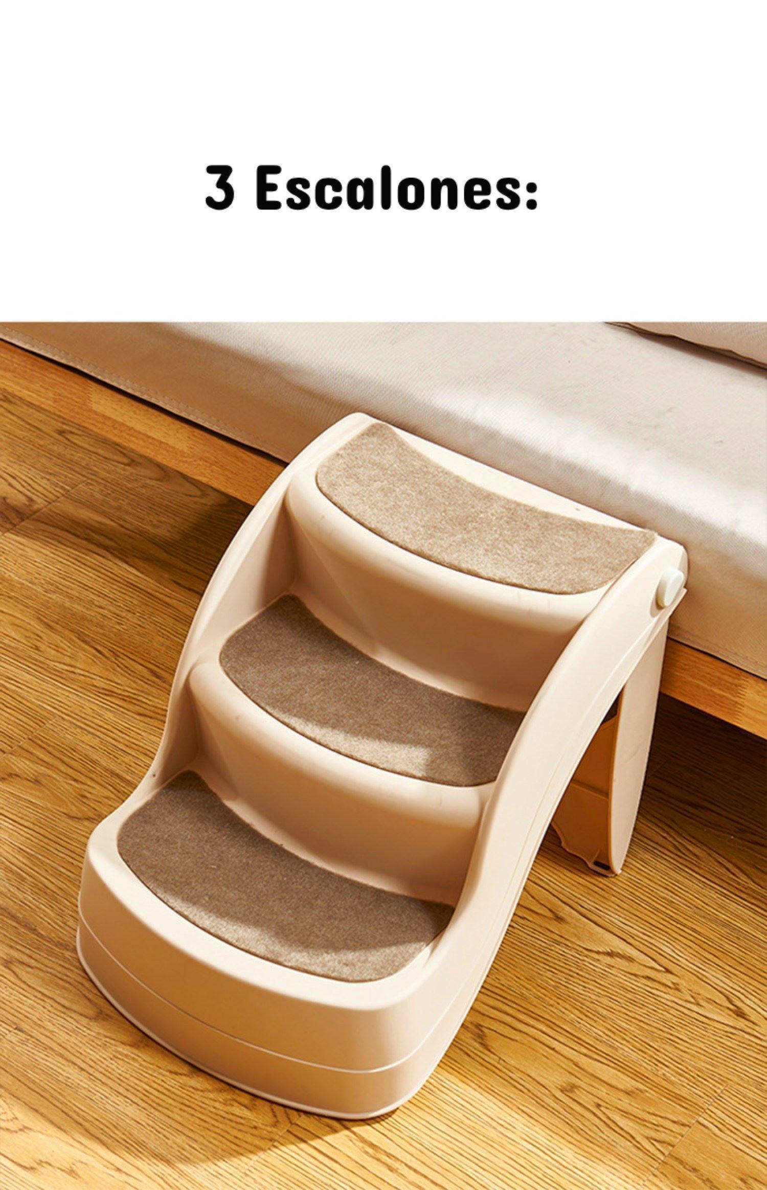 Escalera Plegable Para Mascota Cafe-2