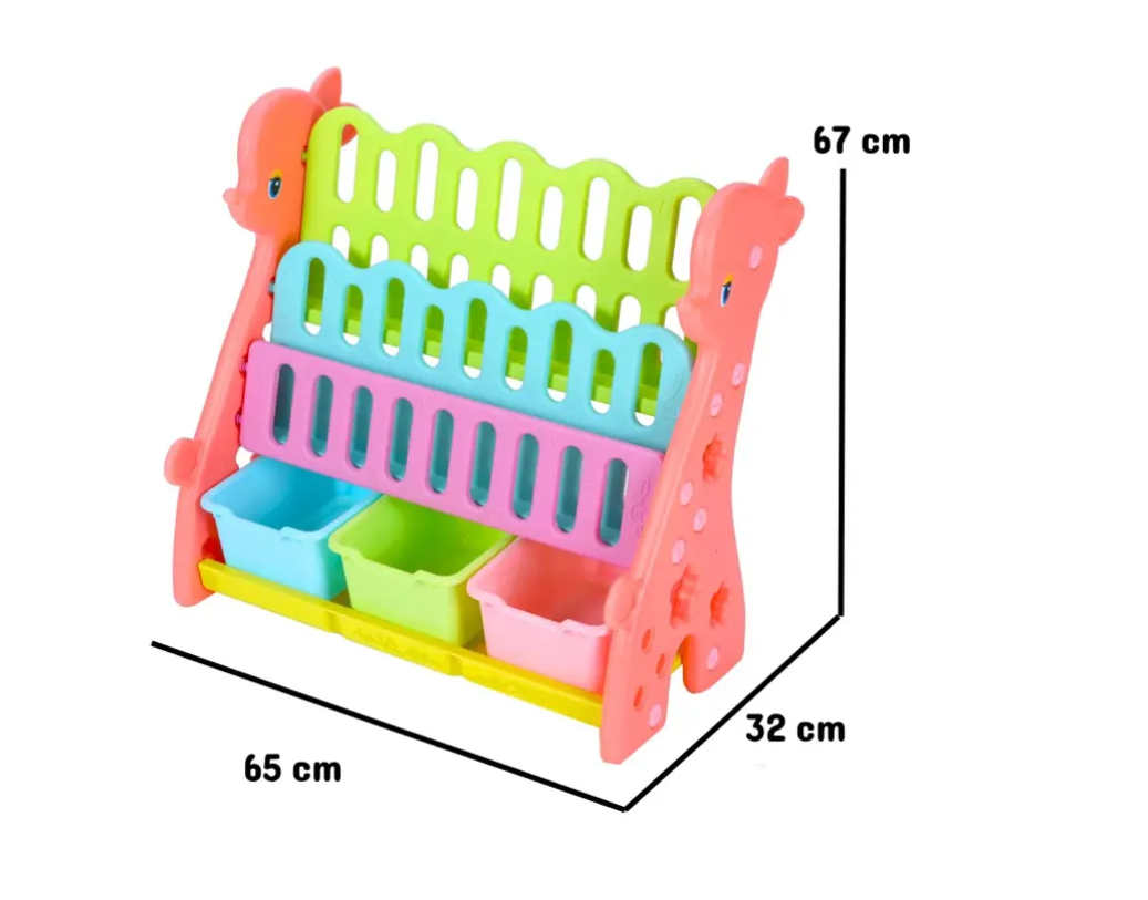 LIBRERO 3 CAJAS SUNNY ROSADO-1